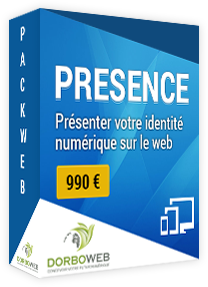 Découvrez notre pack web présence à partir de 990 €