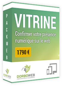 Découvrez notre pack web vitrine à partir de 1790 €