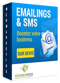 Découvrez notre offre webmarketing liée aux campagnes emailings et sms