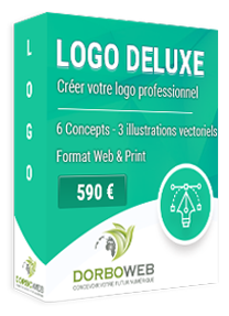 Création de votre logo profesionnel sur mesure pour 590 €