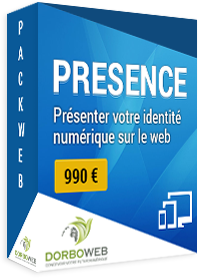 Découvrez notre pack web présence à partir de 990 €