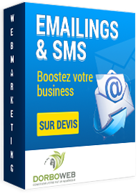 Découvrez notre offre webmarketing liée aux campagnes emailings et sms